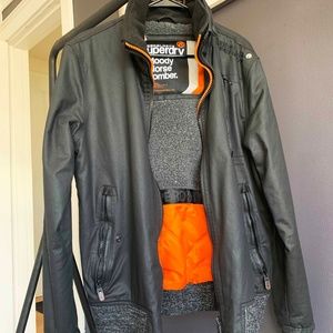 MENS BOMBER JACKET - BLACK